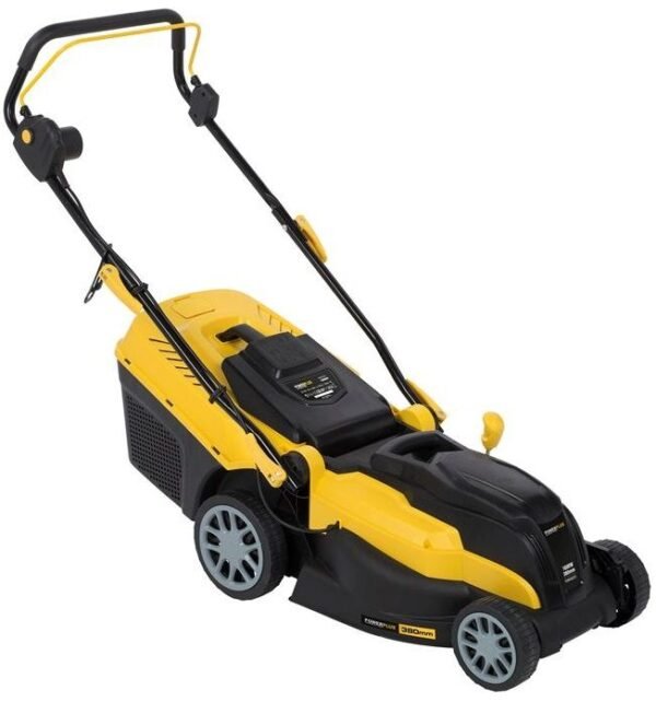 Tondeuse à Gazon Électrique Powerplus POWXG6251 – 1600W, 38 cm, Fonction Mulching
