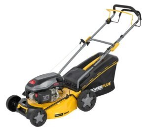 Tondeuse à Gazon Thermique Autotractée Powerplus POWXG60240X – Moteur 145cc, Largeur de Coupe 46 cm, Fonction Mulching