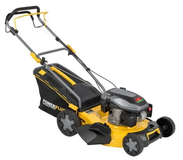 Tondeuse à Gazon Thermique Autotractée Powerplus POWXG60245X – 170cc, 51 cm, Fonction Mulching