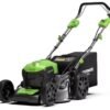 Tondeuse à Gazon Autotractée Greenworks GD40LM46SPK4X – 40V, Largeur de Coupe 46 cm, Kit Complet (2x4Ah)