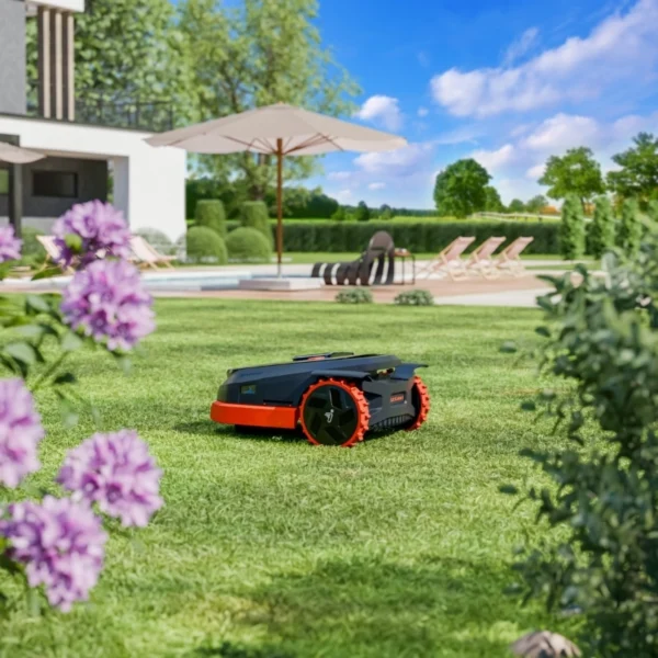 Tondeuse Robot Segway Navimow X350E – Jusqu’à 5000 m², Sans Fil Périmétrique, Navigation GPS & IA